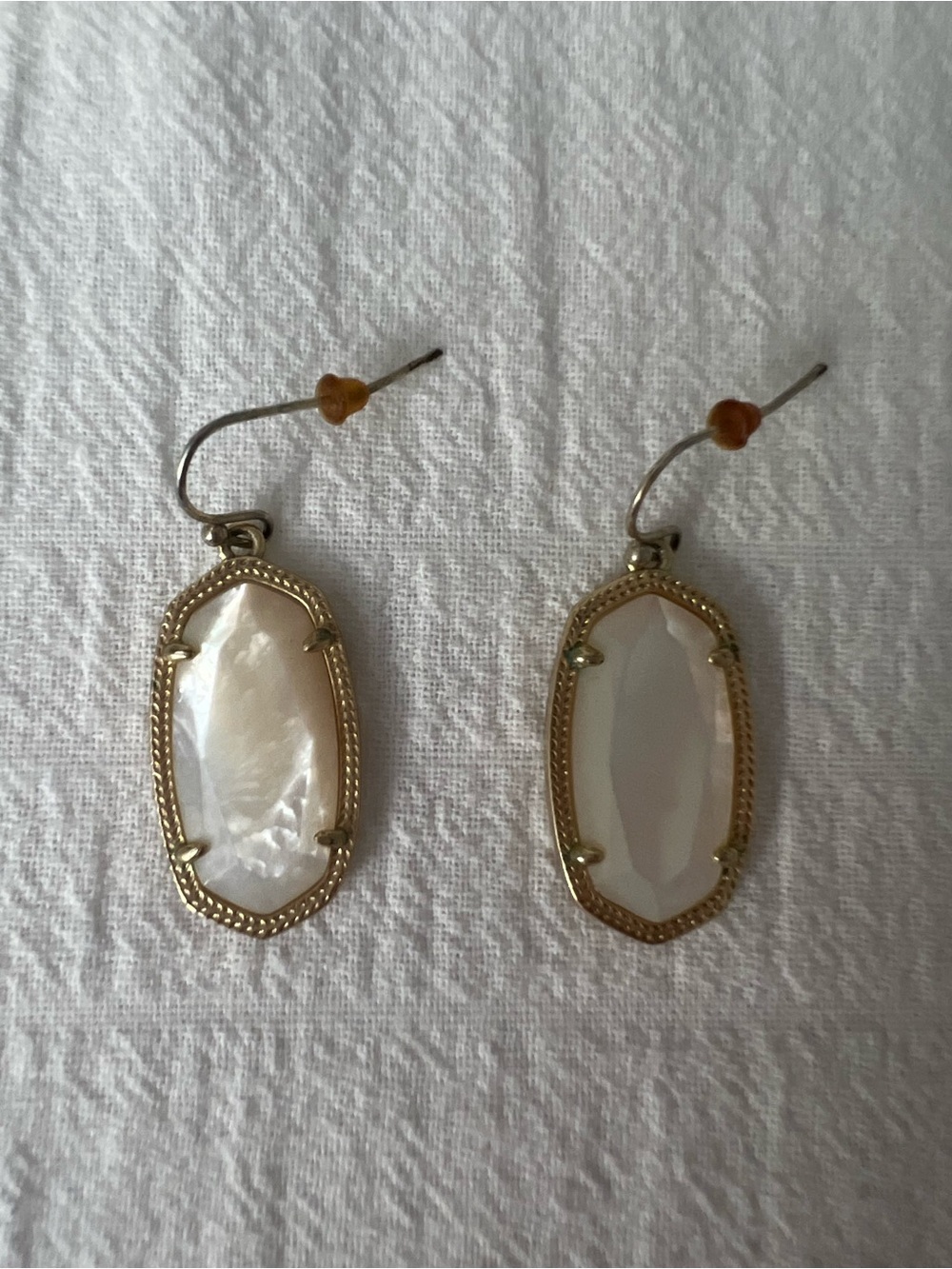 Kendra Scott Dani Drop Earrings in Ivory Mother-of-Pearl